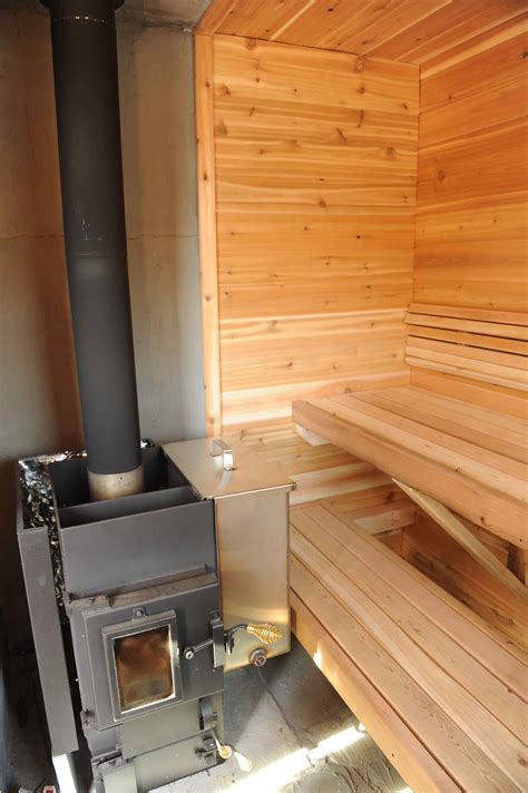 Add cross bracing to the frame for extra stability. . Sauna wood stove diy